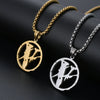 Fashion Titanium Steel Lightning Pendant Necklace For Men And Women