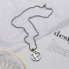 Fashion Titanium Steel Lightning Pendant Necklace For Men And Women