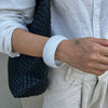 Fashion Translucent Smudged Acrylic Handmade Bracelet For Women Round Wide