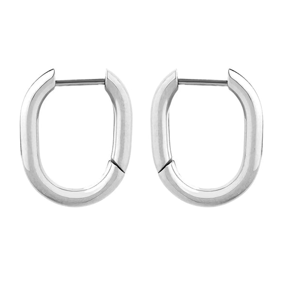 Fashion U Shape Titanium Steel Earrings Plating Stainless Steel Earrings