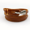 Fashion Unisex Multi Layer Hook Geometry Punk Retro Trend Leather Jewelry Bracelet