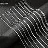 Fashion Unisex Stainless Steel And Titanium Steel Chain Necklace Hip Hop Style Electroplated