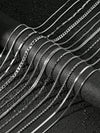 Fashion Unisex Stainless Steel And Titanium Steel Chain Necklace Hip Hop Style Electroplated