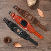 Fashion Watch Strap Genuine Leather Compass Totem Vintage Wristband For Apple Watch Universal Model