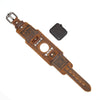 Fashion Watch Strap Genuine Leather Compass Totem Vintage Wristband For Apple Watch Universal Model