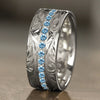 Fashion Wedding Ring Copper Antique Style With Geometric Pattern Electroplated For Men And Women