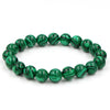 Fashion Wild Malachite Bracelet Mixed Material Electroplating