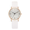 Fashion Women's Alloy Case Textile Strap Round Dial Glass Quartz Watch