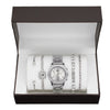 Fashion Women's Alloy Quartz Watch With Imitation Leather Strap And Stainless Steel Clasp
