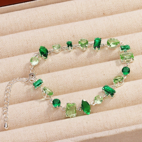 Fashion Women's Artificial Crystal Zircon Color Bracelet