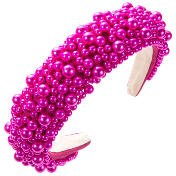 Fashion Women's Pearl Hair Hoop Handmade