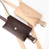 Fashion Women’s Pu Leather Waist Belt Bag With Alloy Pin Buckle Mini Phone And Key Pouch
