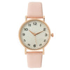 Fashion Women's Quartz Watch Alloy Case Imitation Leather Strap Stainless Steel Buckle Round Dial