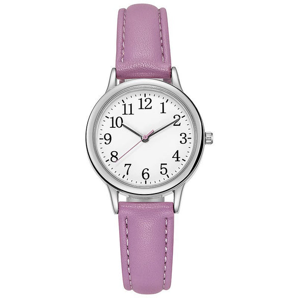 Fashion Women's Quartz Watch Alloy Strap Stainless Steel Clasp Round Dial