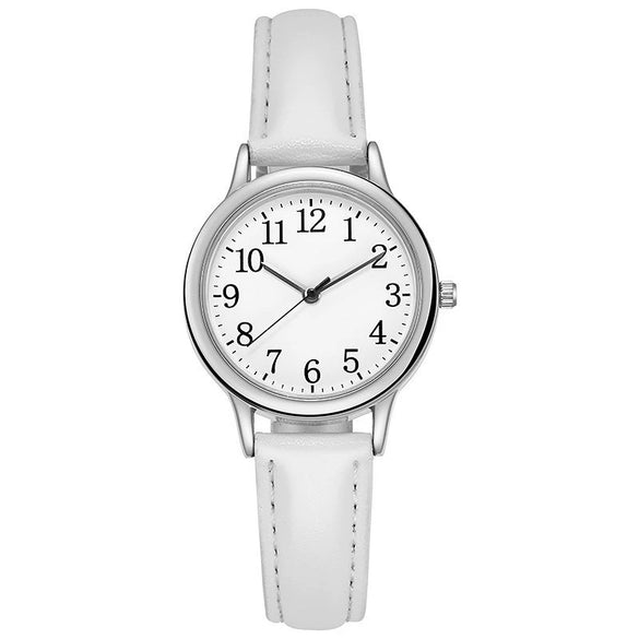 Fashion Women's Quartz Watch Alloy Strap Stainless Steel Clasp Round Dial