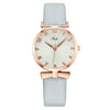 Fashion Women's Quartz Watch With Alloy Case Imitation Leather Strap And Round Dial