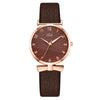 Fashion Women's Quartz Watch With Alloy Case Imitation Leather Strap And Round Dial