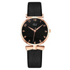 Fashion Women's Quartz Watch With Alloy Case Imitation Leather Strap And Round Dial