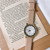 Fashion Women's Watch Alloy Case Ordinary Glass Mirror Leather Belt Casual Style