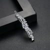 Fashion Zircon Copper Hairpin Geometric Side Clip For Women Bridal Hair Accessory Gift