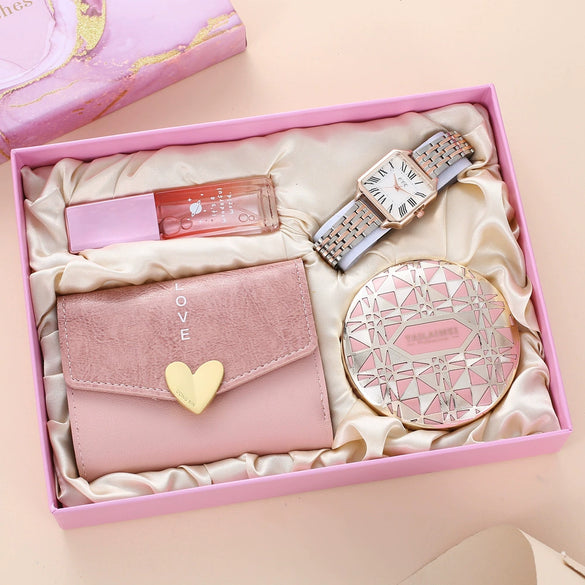 Fashionable Allmatch Gift Box With Alloy Items For Girls