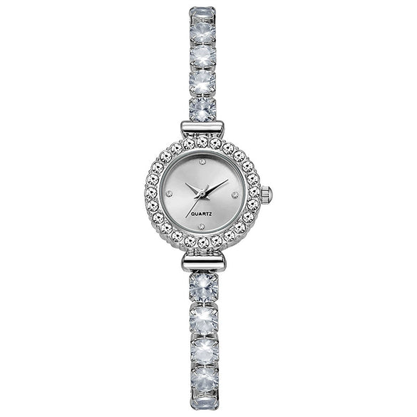 Fashionable Alloy Square Dial Quartz Women's Bracelet Watch