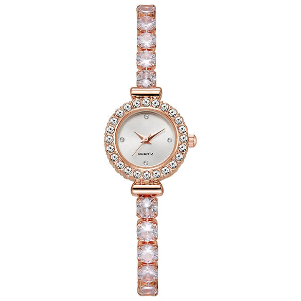 Fashionable Alloy Square Dial Quartz Women's Bracelet Watch