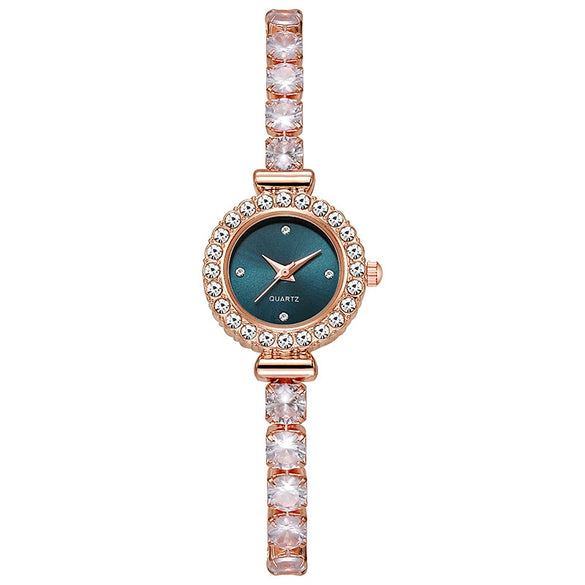 Fashionable Alloy Square Dial Quartz Women's Bracelet Watch
