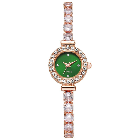 Fashionable Alloy Square Dial Quartz Women's Bracelet Watch