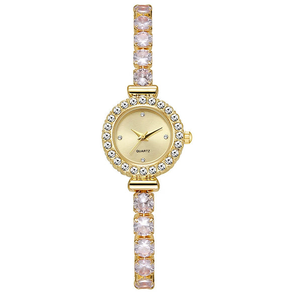 Fashionable Alloy Square Dial Quartz Women's Bracelet Watch