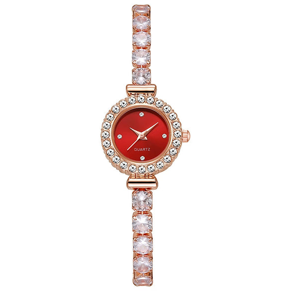 Fashionable Alloy Square Dial Quartz Women's Bracelet Watch