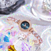 Fashionable Alloy Square Dial Quartz Women's Bracelet Watch