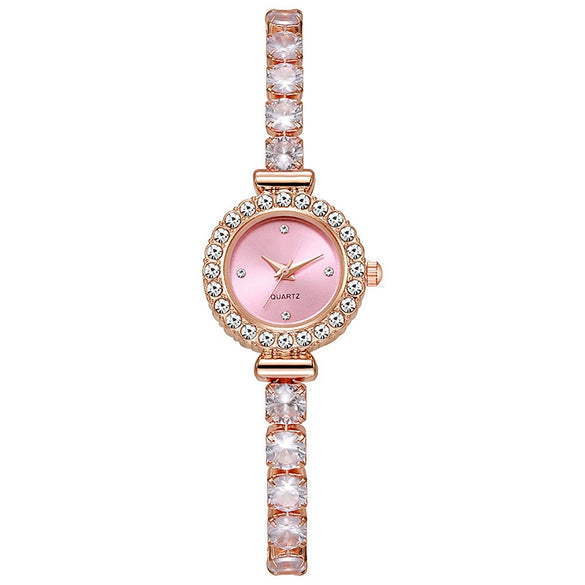 Fashionable Alloy Square Dial Quartz Women's Bracelet Watch
