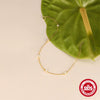Fashionable And Simple 925 Sterling Silver Bracelet With Geometric Zircon Niche Design Unisex Jewelry