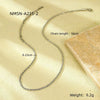 Fashionable Braided Keel Flower Basket Chain Stainless Steel Goldplated Necklace For Women