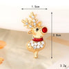 Fashionable Diamondencrusted Christmas Tree Zinc Alloy Clothing Accessories With Dripping Oil Process For Diy Snowman Clogs