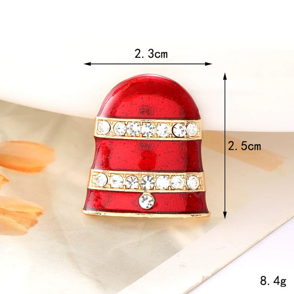 Fashionable Diamondencrusted Christmas Tree Zinc Alloy Clothing Accessories With Dripping Oil Process For Diy Snowman Clogs