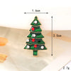 Fashionable Diamondencrusted Christmas Tree Zinc Alloy Clothing Accessories With Dripping Oil Process For Diy Snowman Clogs