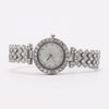 Fashionable Diamondencrusted Metal Shell Face Round Female Watch