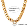 Fashionable Elegant Stainless Steel Bracelet With Geometric Donut Pendant And Cubic Zirconia Electroplated