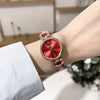 Fashionable Elegant Women's Alloy Quartz Watch With Round Dial And Pin Buckle