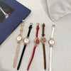 Fashionable Elegant Women's Alloy Quartz Watch With Round Dial And Pin Buckle