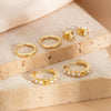 Fashionable Geometric Metal Women's Ushaped Earrings With Diamond Drop And Electroplating