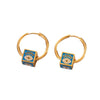Fashionable High End Light Luxury Stainless Steel Earrings For Women With Geometric Design And Electroplating