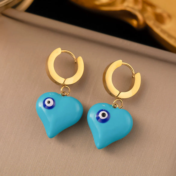Fashionable High End Light Luxury Stainless Steel Earrings For Women With Geometric Design And Electroplating