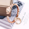 Fashionable Leopard Style Hand Jewelry Set With Glue Microinlaid Made Of Environmental Protection Copper And Electroplated