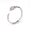 Fashionable Leopard Style Hand Jewelry Set With Glue Microinlaid Made Of Environmental Protection Copper And Electroplated