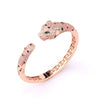 Fashionable Leopard Style Hand Jewelry Set With Glue Microinlaid Made Of Environmental Protection Copper And Electroplated