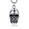 Fashionable Retro Men's Titanium Steel Thor Hammer Pendant Necklace With Baking Paint And Cartoon Characters Pattern