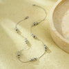 Fashionable Round Ball Stainless Steel 18K Electroplated Women's Jewelry Necklace
